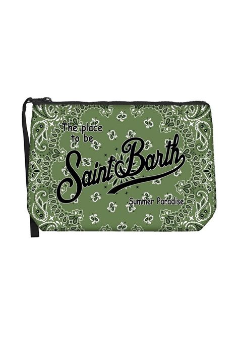 Pochette Mc2 Saint Barth Aline Bandana round verde unisex scuba MC2 SAINT BARTH | Pochette | ALINE03149H52